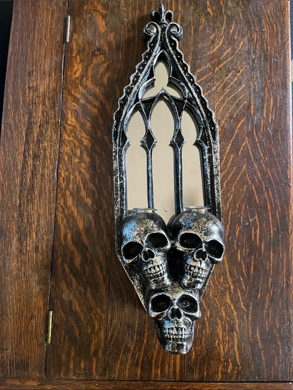 Skull Halloween Home Goods candle holder wall art